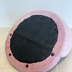  1人掛け　ローソファ 座椅子 コンパクト ベルベット調  LOWYA  の画像