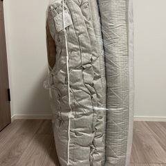 昭和西川布団セット(敷布団/掛布団/枕)+クッションx2の画像