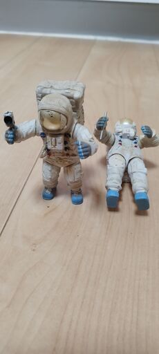 2体セット】宇宙飛行士 フィギュア H11cm NASA アストロノーツ 可動式
