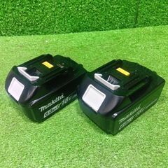 マキタ(makita) BL1860B リチウムイオンバッテリー 18V/6.0Ah 2個セット【船橋馬込店】【店頭取引限定】【未使用】管理番号：IT53V204M4DMの画像