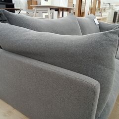 ★リユースのサカイ日立店★HJ8491 NITORI ソファ グレー H73×D92×W203 クリーニング済み の画像