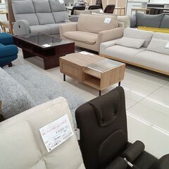 ★リユースのサカイ日立店★HJ8491 NITORI ソファ グレー H73×D92×W203 クリーニング済み の画像