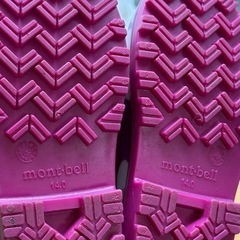 Montbell キッズレインブーツ14cmの画像