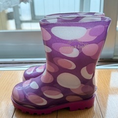 Montbell キッズレインブーツ14cmの画像