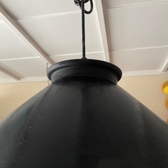 照明　カサのみ　ブラック×ゴールドの画像