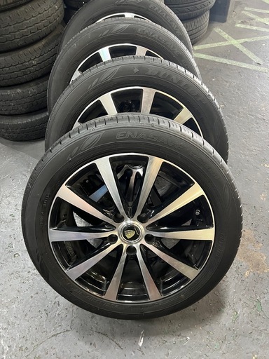 205/55r17 91v ダンロップ2023年製とアルミホイール4本 (リン君