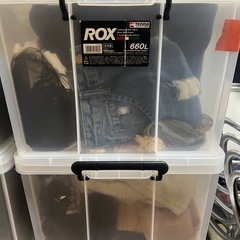 プラケース⭐︎TENMA（天馬）ROX 収納ケース 660L（中古） ※1個から購入OK／10個あります の画像