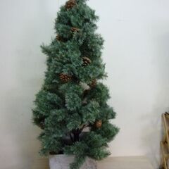 未使用/新品　クリスマス ヌード ツリー 120  ドイツトウヒ ツリー ヌードツリー ポットツリー 松ぼっくりの画像