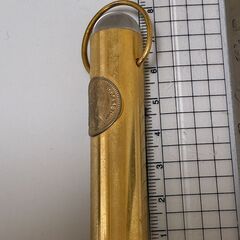 イタリア製 ペンダント型 万華鏡 真鍮風ヴィンテージの画像