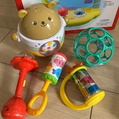 赤ちゃん 玩具 まわしてクルクルサウンド オーボール 他の画像