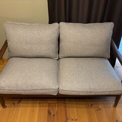 【本日限定出品】KEYUCA 2人がけソファ（140cm・元値13.6万）の画像