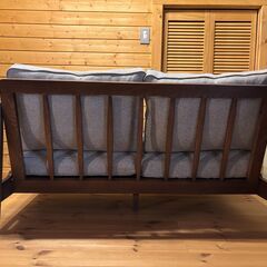 【本日限定出品】KEYUCA 2人がけソファ（140cm・元値13.6万）の画像