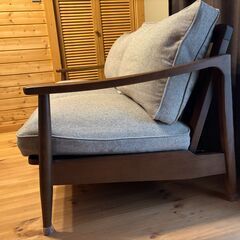 【本日限定出品】KEYUCA 2人がけソファ（140cm・元値13.6万）の画像