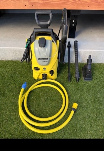 KARCHER 高圧洗浄機本体 ホース・ノズル付き Kärcher高圧洗浄機本体 ノズル、ホース、ブラシ延長棒付K2900