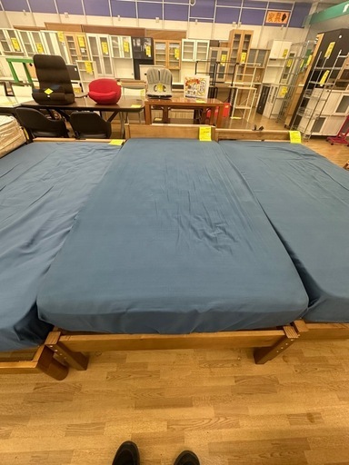 【ドリーム川西店御来店限定】☆ジモティー見たよ♪割引☆シングルベッド・マットレス2点セット／クリーニング済み【2125560000038585】