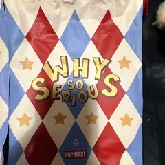 【新品・未使用】ポップマート　WHY SO SERIOUSの画像