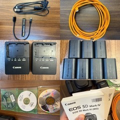 【美品】Canon EOS 5D Mark IV 付属品多数の画像