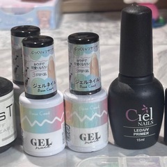 飲み物とお菓子と交換ok!ジェルネイルセットの画像