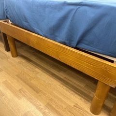 【ドリーム川西店御来店限定】☆ジモティー見たよ♪割引☆シングルベッド・マットレス　2点セット／クリーニング済み【2125560000038583】の画像