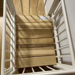 KATOJI ベビーベッド　新品マットレス付きの画像