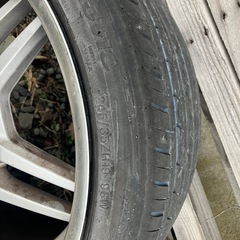 19インチ アルミホイール2本 メーカー不明の画像