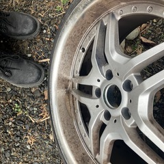 19インチ アルミホイール2本 メーカー不明の画像