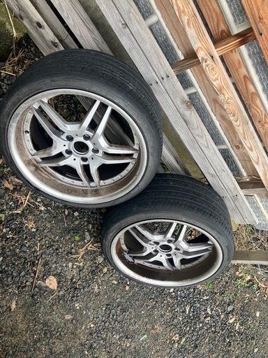 19インチ アルミホイール2本 メーカー不明