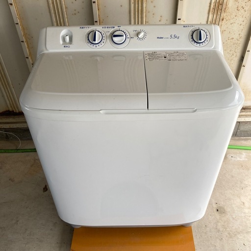 ハイアール　二層式洗濯機　5.5kg　JW-W55E　2018年製