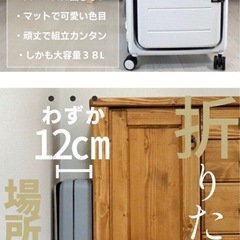 折りたたみキャリーケース　　　の画像