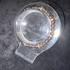 レインボーオブシディアン6mmブレスレット☪️16cmの画像