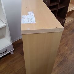 ★リユースのサカイ水戸店★  収納棚 ベージュ H89.5×D29×W89 クリーニング済み MT6523の画像