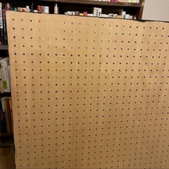 有孔ボード　セミマットのブラック/黒 DIYの画像