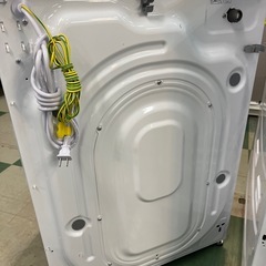 ジャングルジャングル貝塚店　6.0kg ドラム式洗濯機　薄型　ニトリ　NITORI　ND60UL1WH  2025年製　乾燥なし　奥行き45cm　左開き　白　クリーニング済み　中古　リユース　貝塚市　二色浜の画像