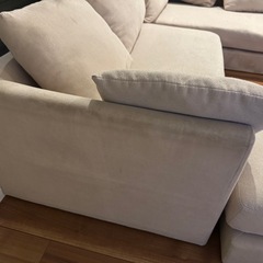 オットマン付きソファの画像