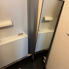 姿見 鏡 壁掛け 幅30×高さ120cmx厚み1.4cmの画像