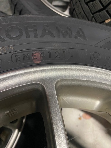 155-65-14 スタッドレスセット　バリ山　2021年製
