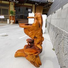 天然木 根木/ 花台/ 飾り台/ 盆栽台/ 置物台/ オブジェ/ インテリア/ 木工芸自然木/ 古民家/ レトロ オブジェ/ ディスプレイ C0EZ0102の画像