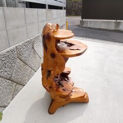 天然木 根木/ 花台/ 飾り台/ 盆栽台/ 置物台/ オブジェ/ インテリア/ 木工芸自然木/ 古民家/ レトロ オブジェ/ ディスプレイ C0EZ0102の画像