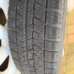 交渉中　14インチ スタッドレスタイヤ　ホイール付きブリヂストンVRXの画像