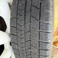 交渉中　14インチ スタッドレスタイヤ　ホイール付きブリヂストンVRXの画像