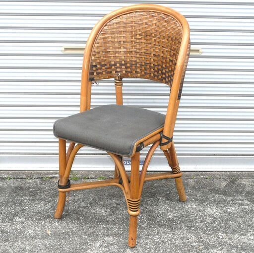 無料配達します🚚昭和レトロ💖ラタン💖ダイニングチェア💖 (キラキラ