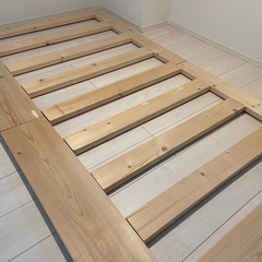 すのこ　ベッドフレームの画像