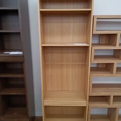 ★リユースのサカイ水戸店★  本棚 ダークブラウン H201×D37×W75.5 クリーニング済み MT6524の画像