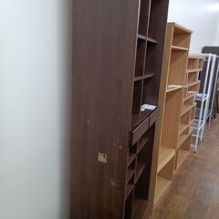 ★リユースのサカイ水戸店★  本棚 ダークブラウン H201×D37×W75.5 クリーニング済み MT6524の画像