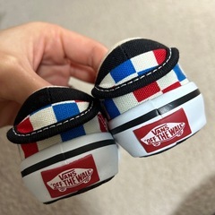 VANS チェックスリッポン 15cmの画像