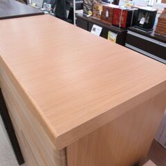 新品アウトレット品 6段ハイチェスト 90HCライト(NA) G-2560の画像