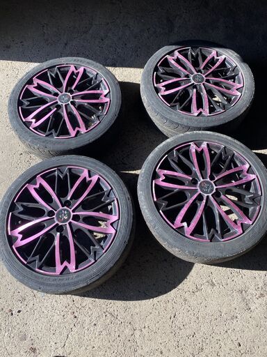 和道　桜　5分咲き　15インチ　ホイール