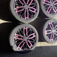 和道　桜　5分咲き　15インチ　ホイールの画像