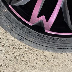 和道　桜　5分咲き　15インチ　ホイールの画像