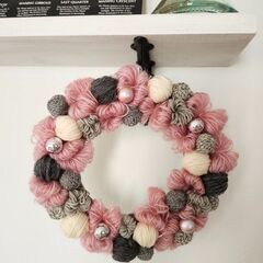 手作りX'masリースの画像